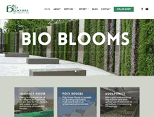 Tablet Screenshot of bioblooms.com